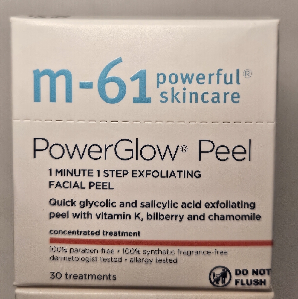 M-61 Powerful skincare PowerGlow Peel 30 Treatments